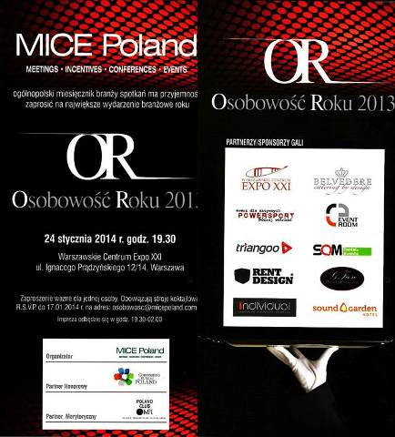 Mice Poland - Gala Osobowość Roku 2013