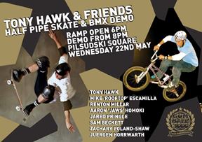  Tony Halk i przyjaciele Half pipe Skate & BMX Demo